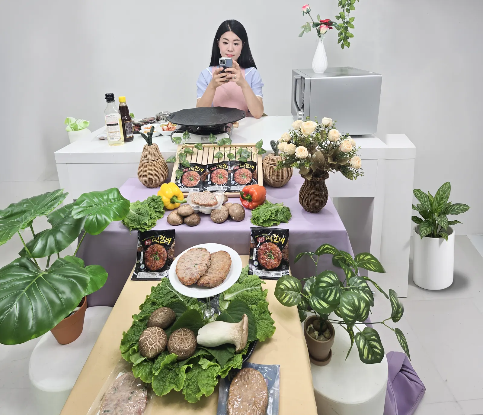라이브 방송 세트